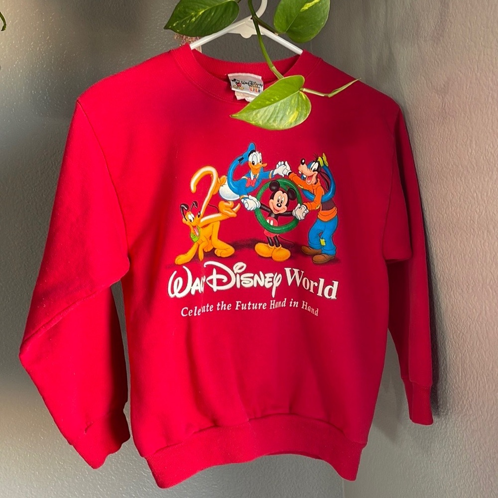 Y2K | Disney World Sweatshirt | Vintage | Kids Sweater | Unisex | Size: M